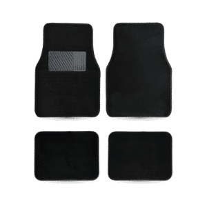 SPORTech N01 Carpet Car Mats (4 Pieces Black)